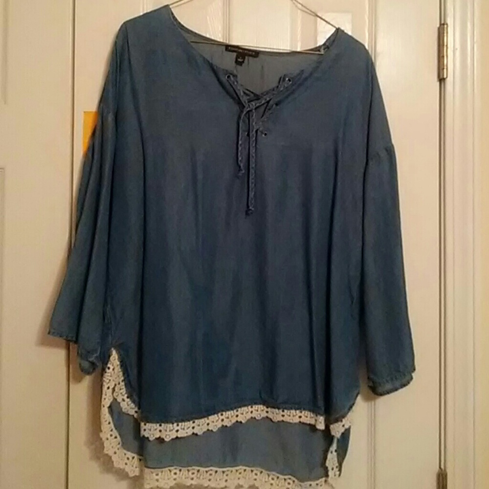 Soft denim Blouse